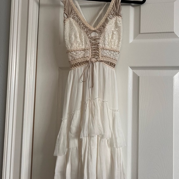 Free People Lace Up Bridal Dress - Picture 14 of 14